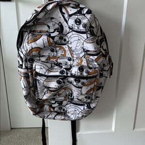 Star Wars Droid Backpack - Black, White, Orange